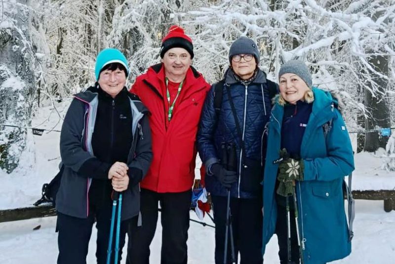 Turyści z Raciborza na szlakach Gór Świętokrzyskich